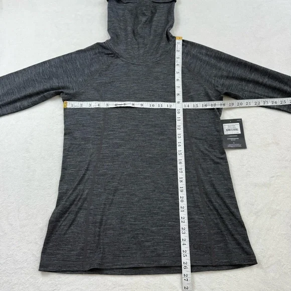 Outdoor Research Alpine Onset Merino Wool 150 Hoodie Black Heather Womens Medium - Picture 6 of 12